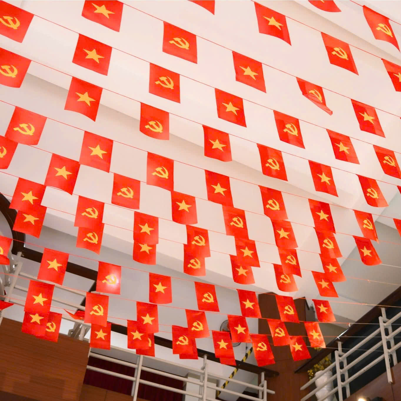 Kích thước cờ dây Tổ Quốc – Tận xưởng HOÀNG GIA Hà Nội, chất lượng cao