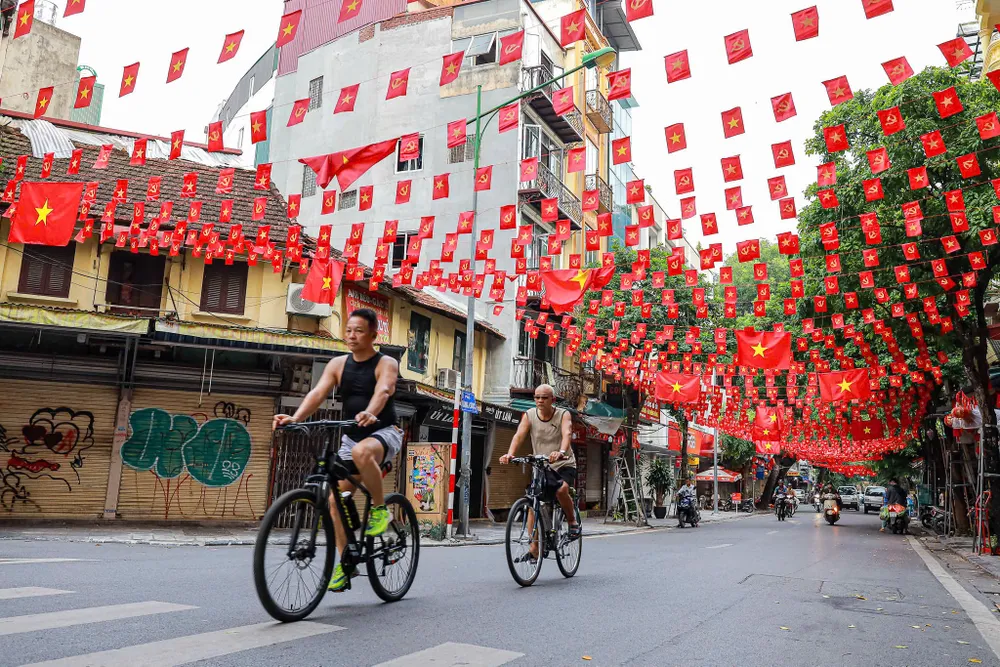 Mua cờ dây Tổ Quốc - Xưởng in cờ HOÀNG GIA