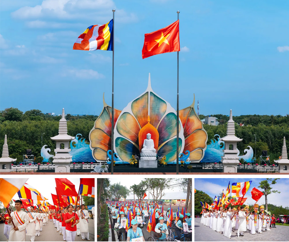 Xưởng may cờ Phật giáo – Xưởng in cờ HOÀNG GIA