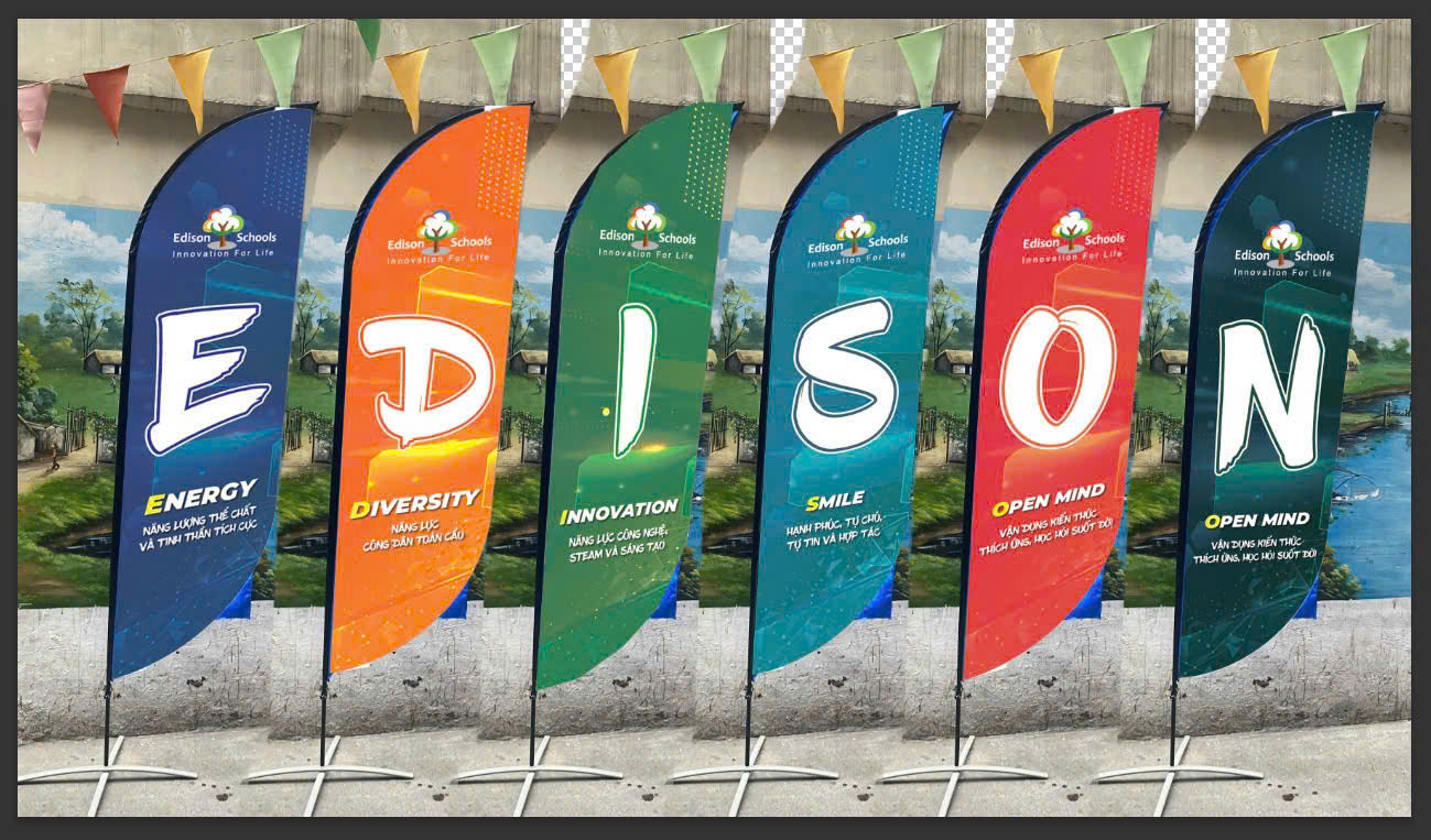 Xưởng may cờ phướn giá rẻ