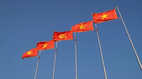 Mua cờ Đảng ở TP.HCM – Chất lượng cao từ xưởng in cờ HOÀNG GIA