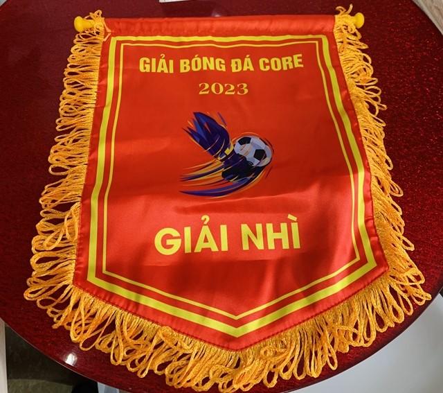 Cờ lưu niệm giải bóng đá