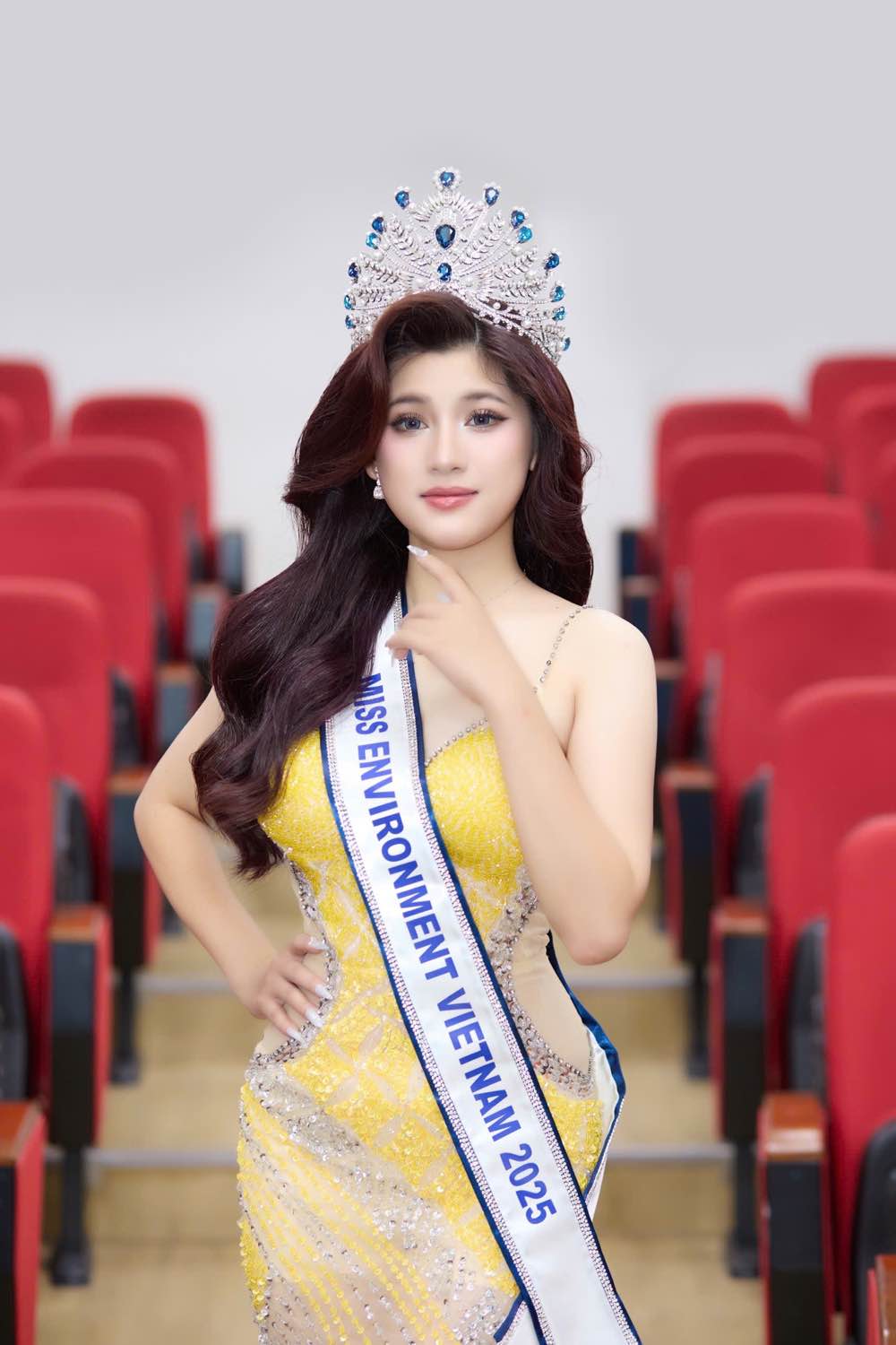 In Băng Đeo Hoa Hậu