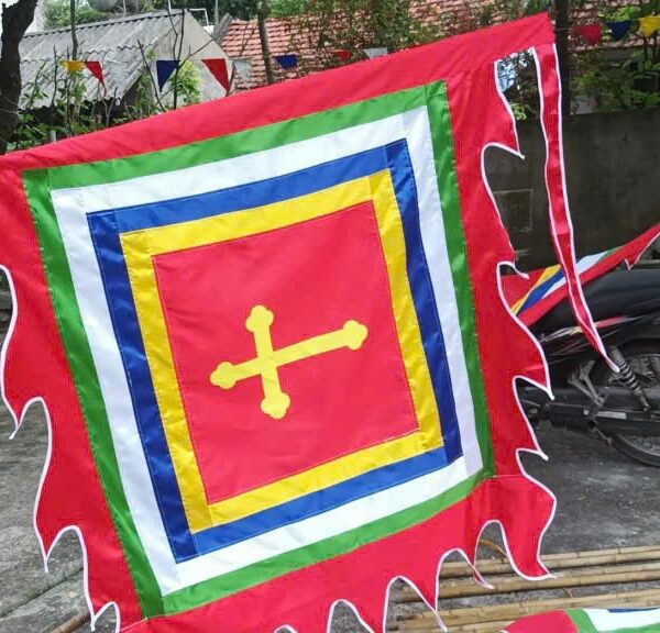 Cờ Thần Dùng Trong Nghi Lễ Tâm Linh Chuẩn Truyền Thống - Xưởng In Cờ HOÀNG GIA Hà Nội