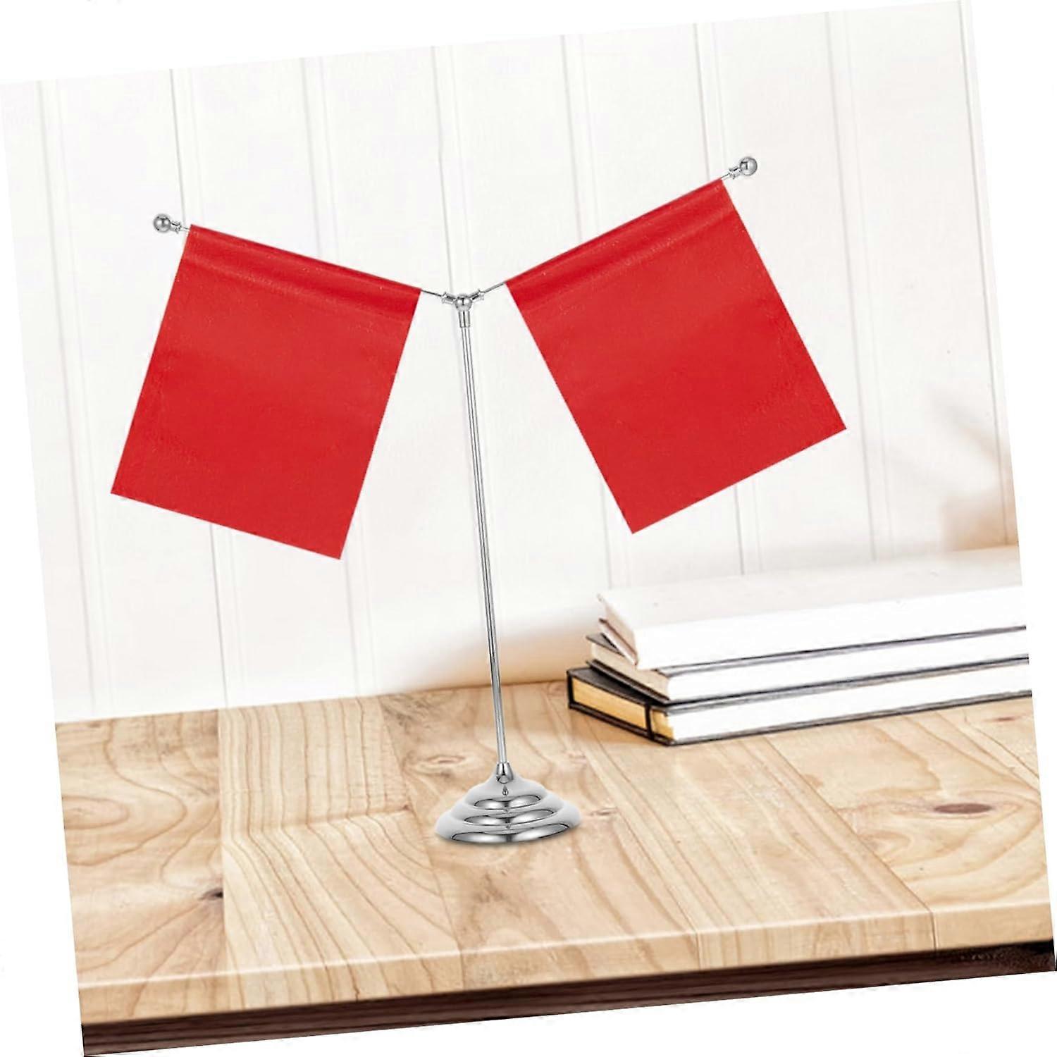 Bộ Cờ Hồng Kỳ Để Bàn Inox – Xưởng In Cờ HOÀNG GIA