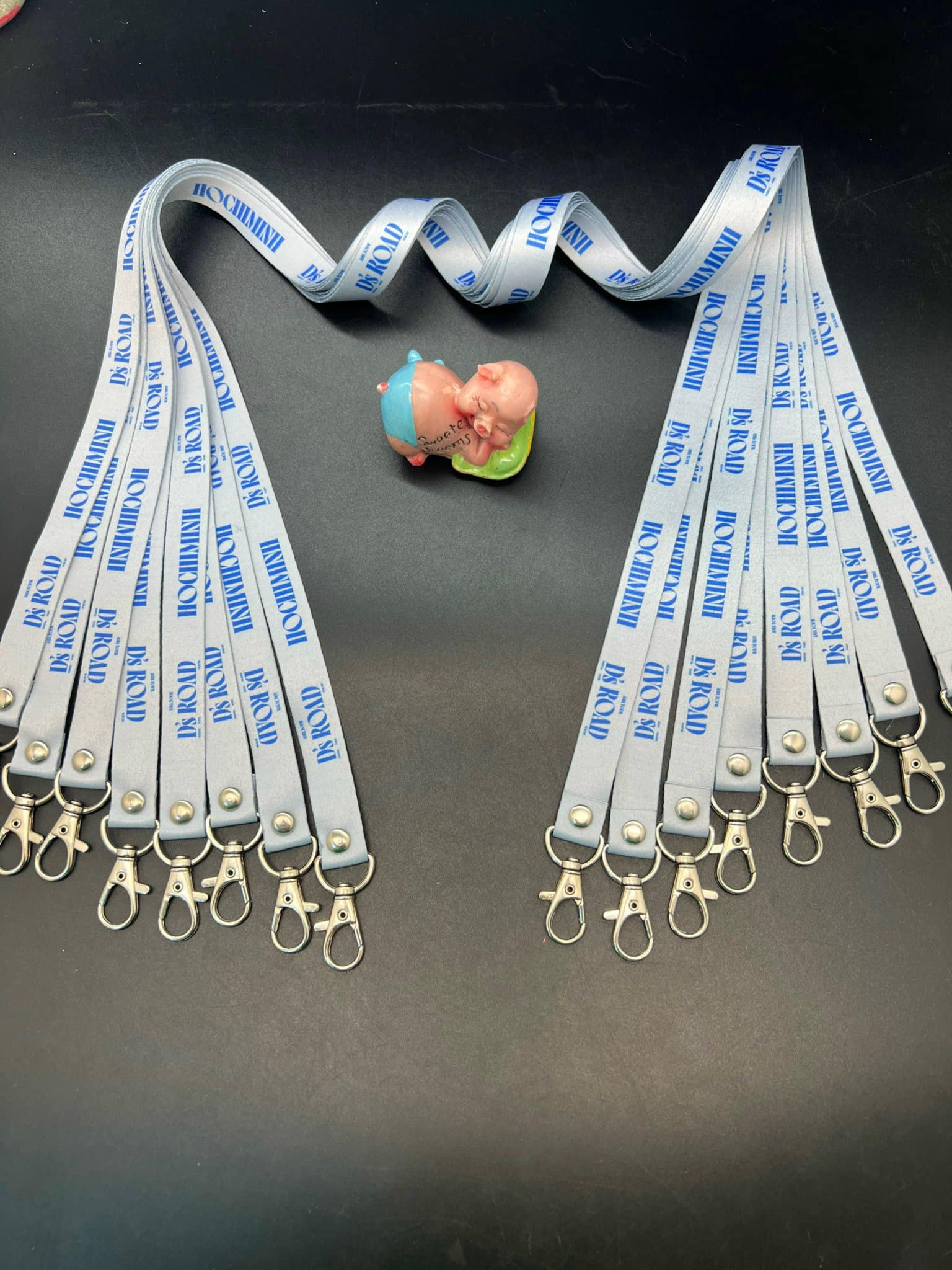 Dây đeo thẻ satin