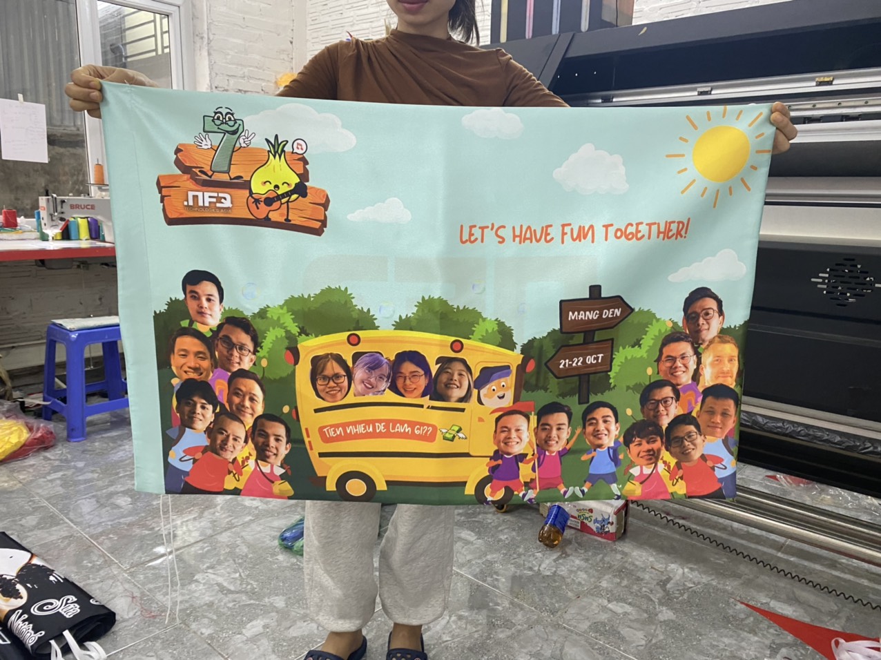 In cờ theo yêu cầu Hồ Chí Minh