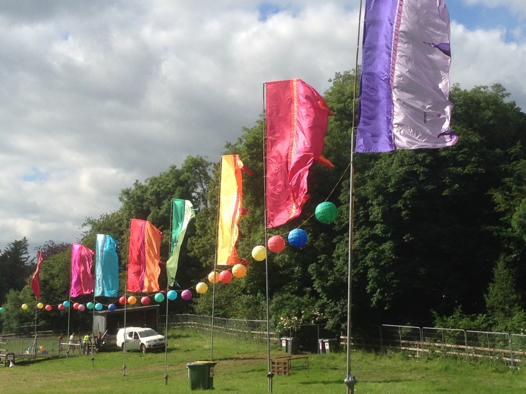 Cờ Lá Chuối Đẹp, Bền Ngoài Trời - Xưởng In Cờ HOÀNG GIA Hà Nội