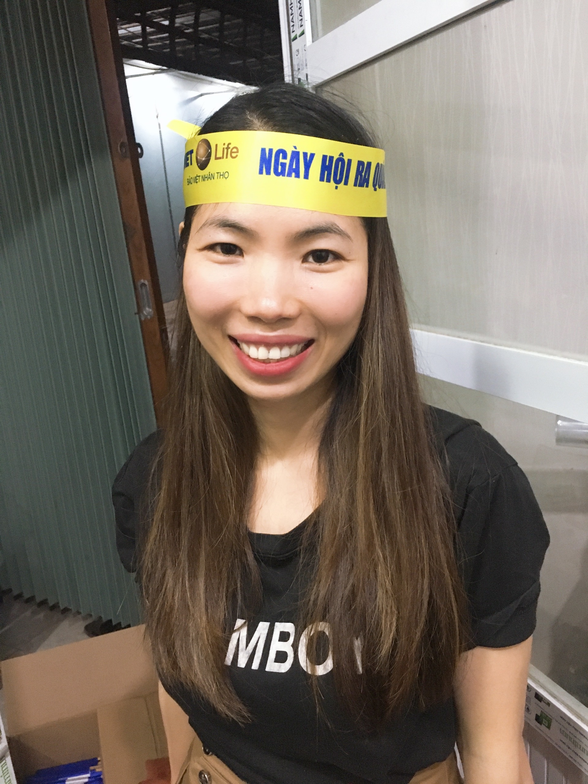 Băng rôn đeo đầu quảng cáo