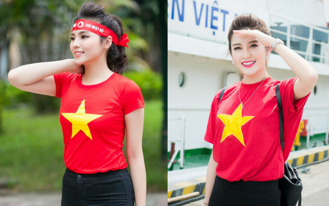 Băng rôn đeo đầu ủng hộ đội tuyển