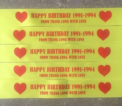 Sản xuất băng rôn đeo đầu