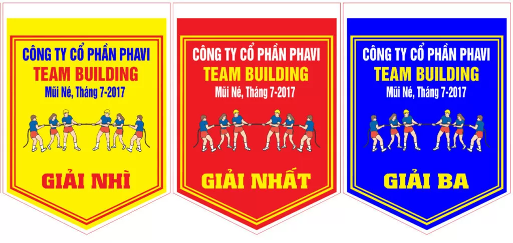 Cờ lưu niệm kéo co