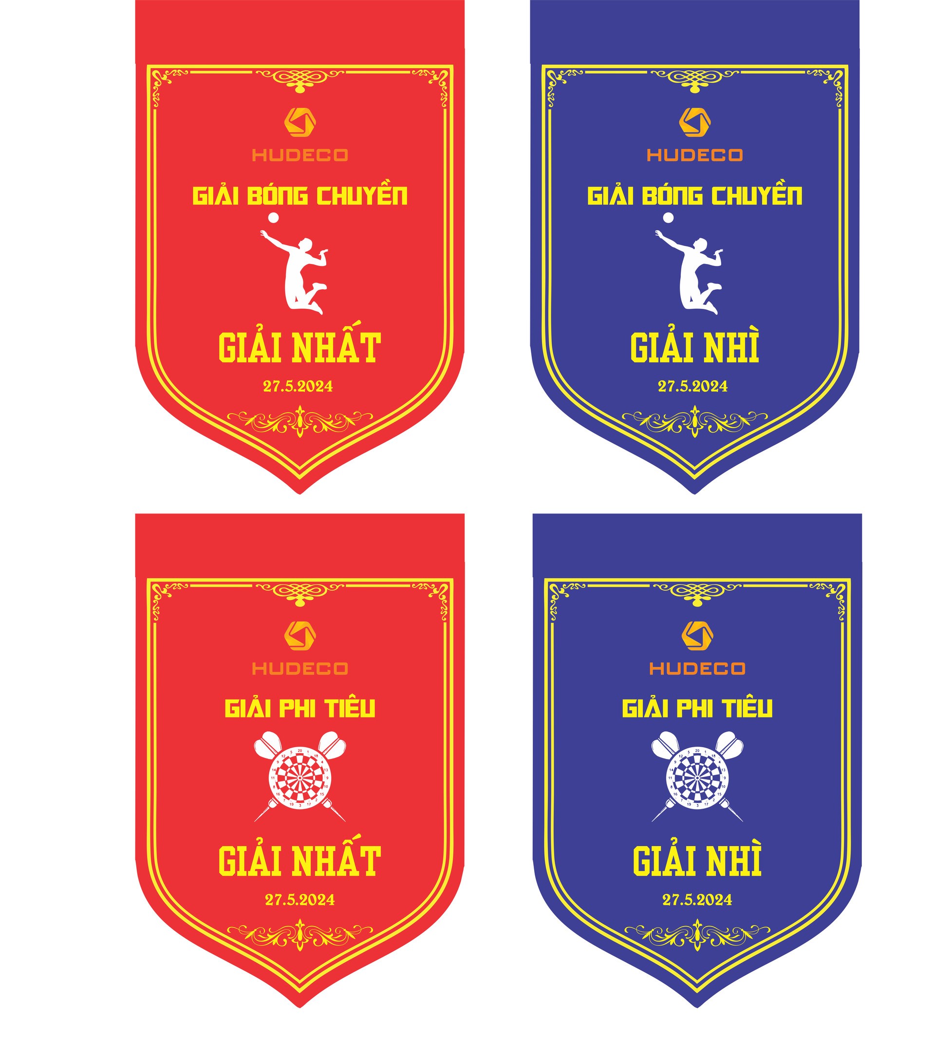 Cờ lưu niệm vector