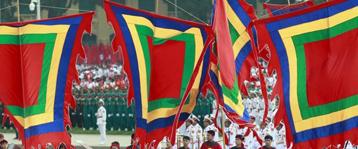 Giá Cờ Thần – Mua Cờ Thần Ngũ Sắc Tại Xưởng In Cờ HOÀNG GIA Hà Nội