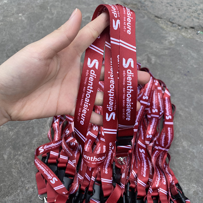 Dây đeo thẻ in chuyển nhiệt