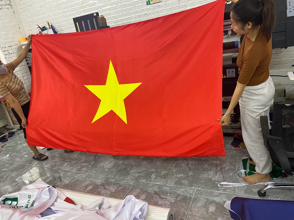 In cờ vải theo yêu cầu