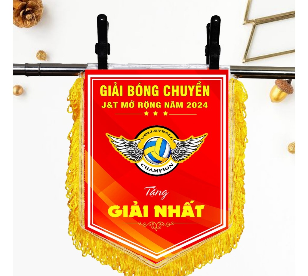 Cờ lưu niệm giải bóng chuyền