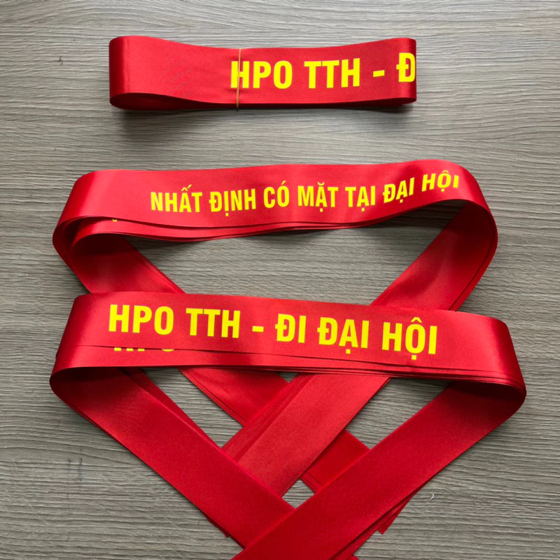 Bán băng rôn đeo đầu