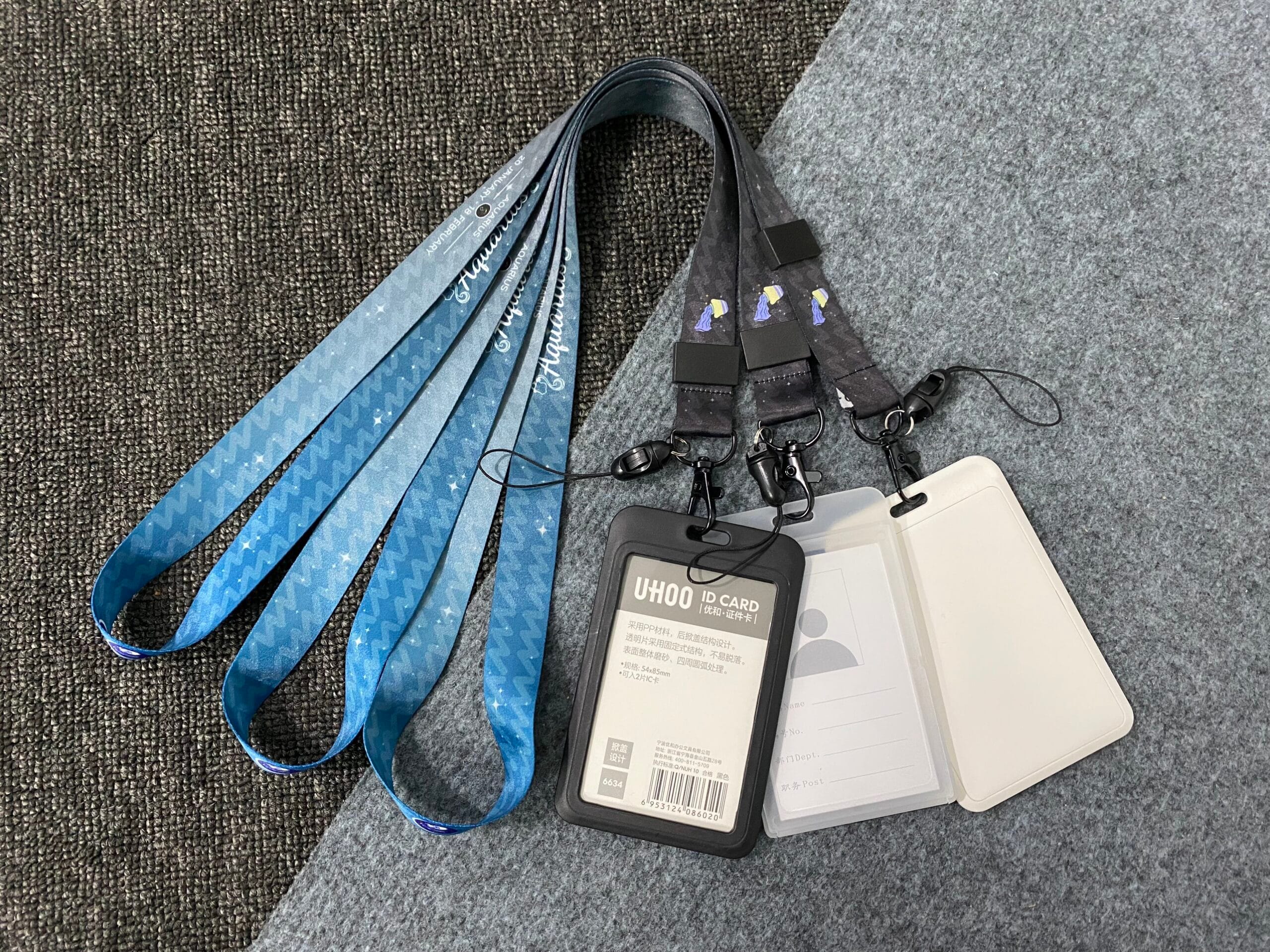 Dây đeo thẻ có móc nhựa