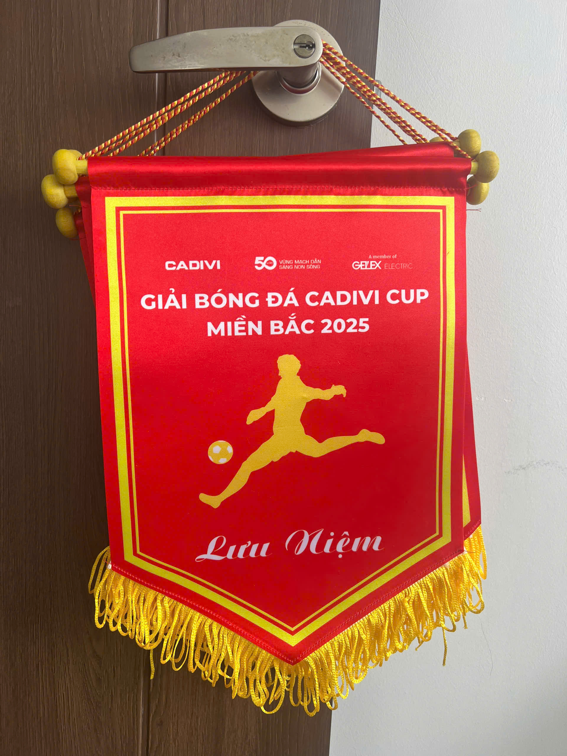 Cờ lưu niệm đá banh