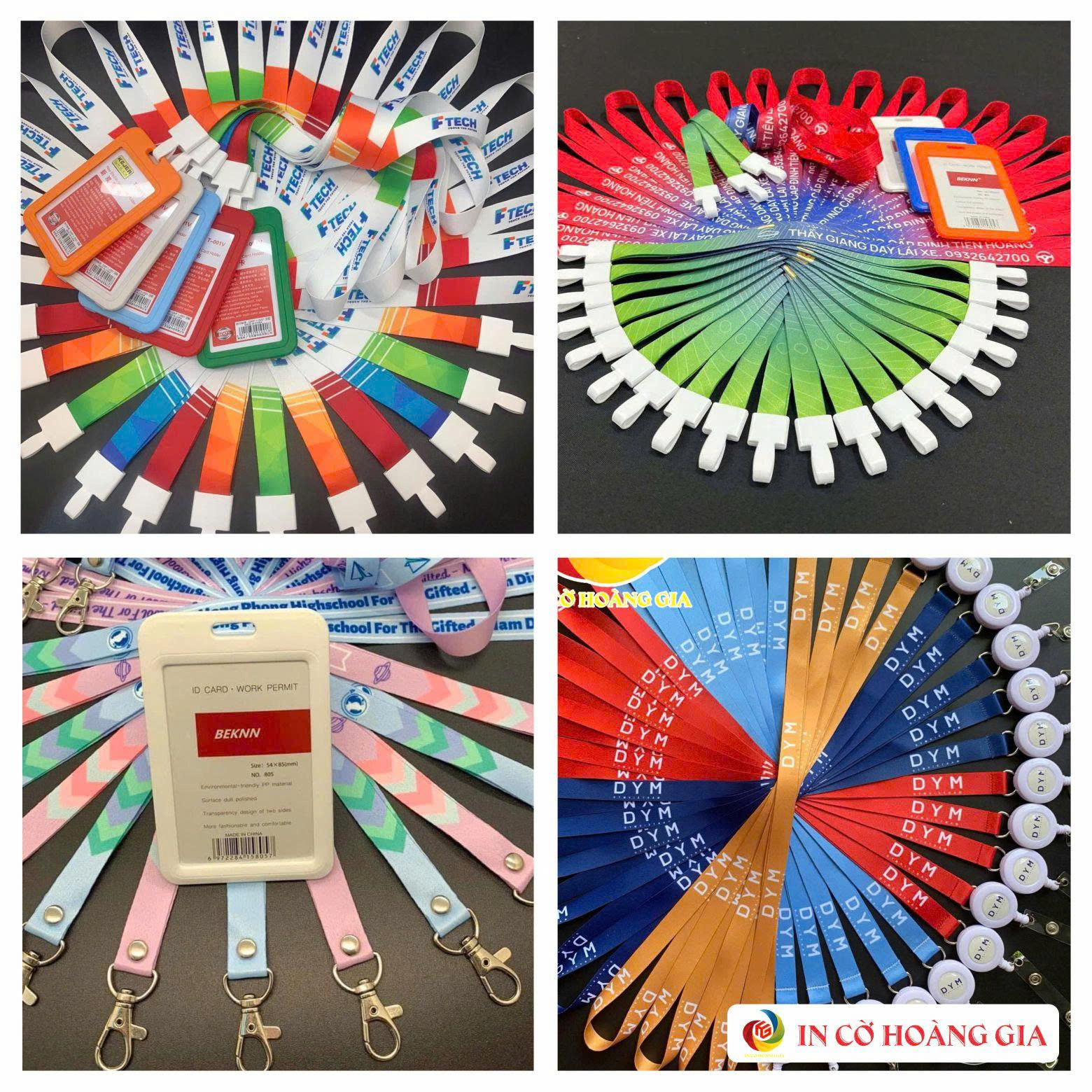 Dây đeo thẻ cho đoàn thể